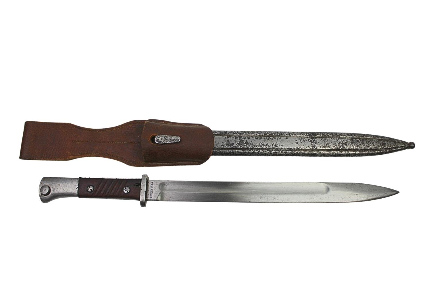 Bagnet niemiecki S14 Samson Werk z pochwą zastępczą