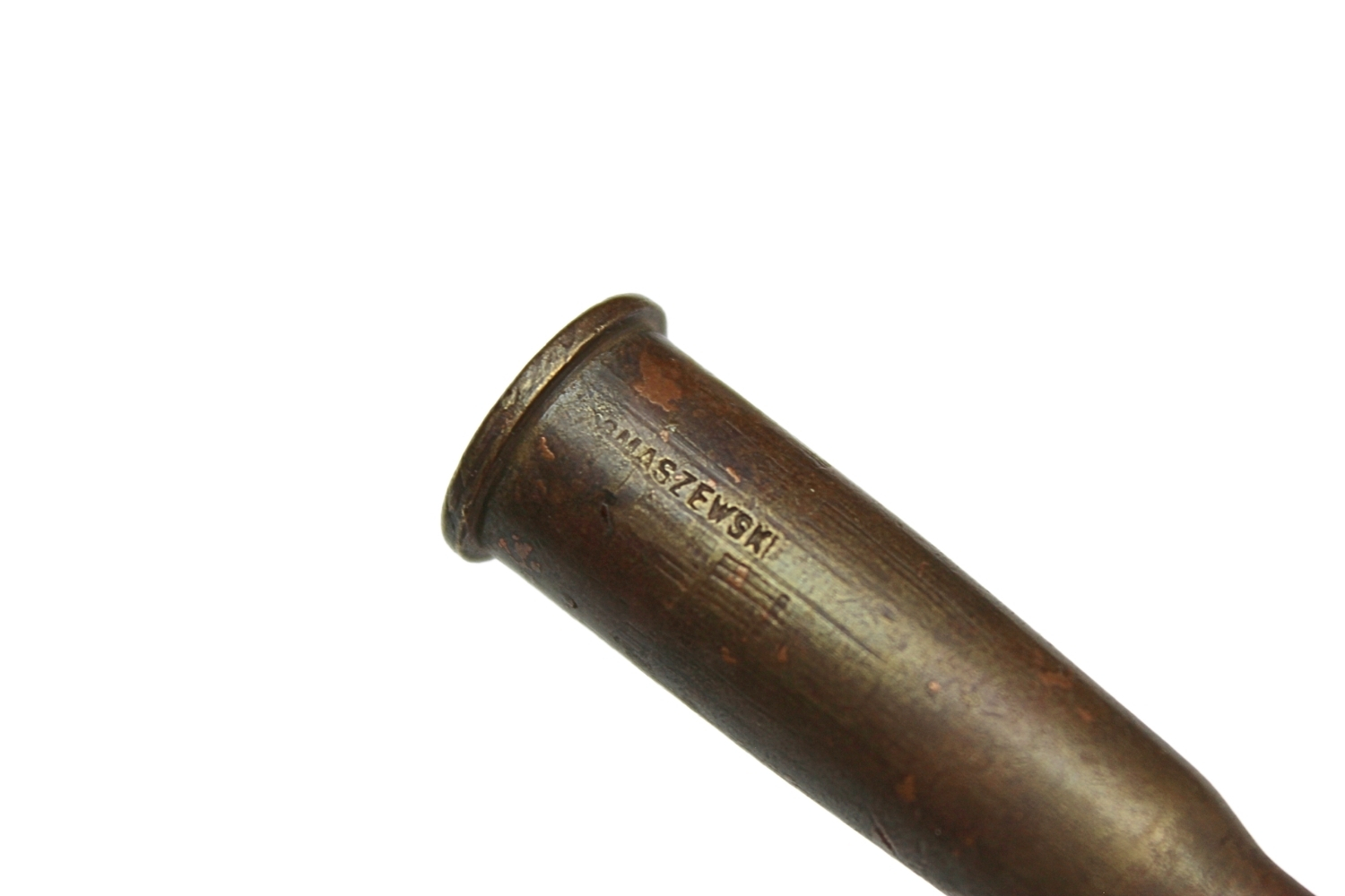 II RP Nabój izbowy kb. Lebel 8mm Tomaszewski rzadkość skorupa dekoracyjna