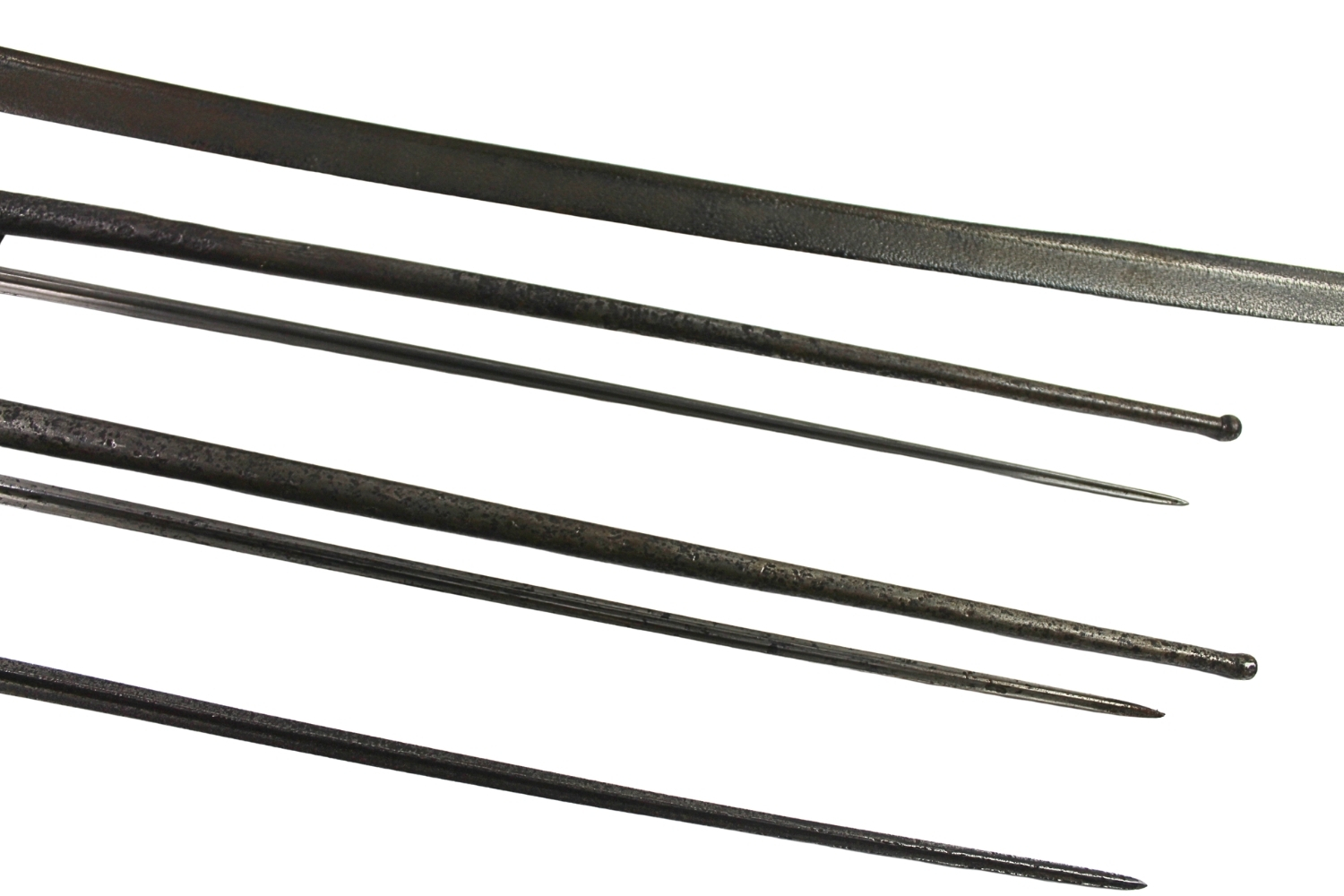 Duży zestaw broni białej