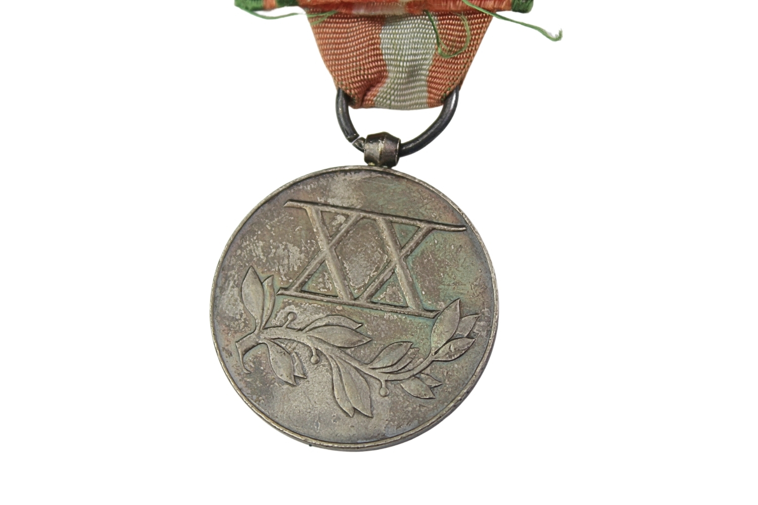 II RP Medal za długoletnią służbę XX lat srebro 