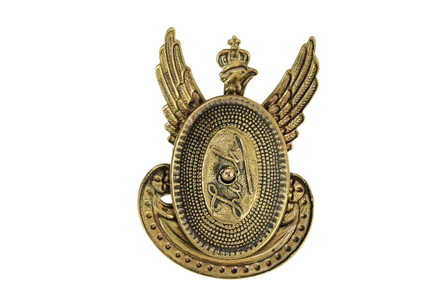 II RP ORZEŁ WZ. 19 Z OWALNYM GUZEM/ NAKRĘTKĄ ZOCH