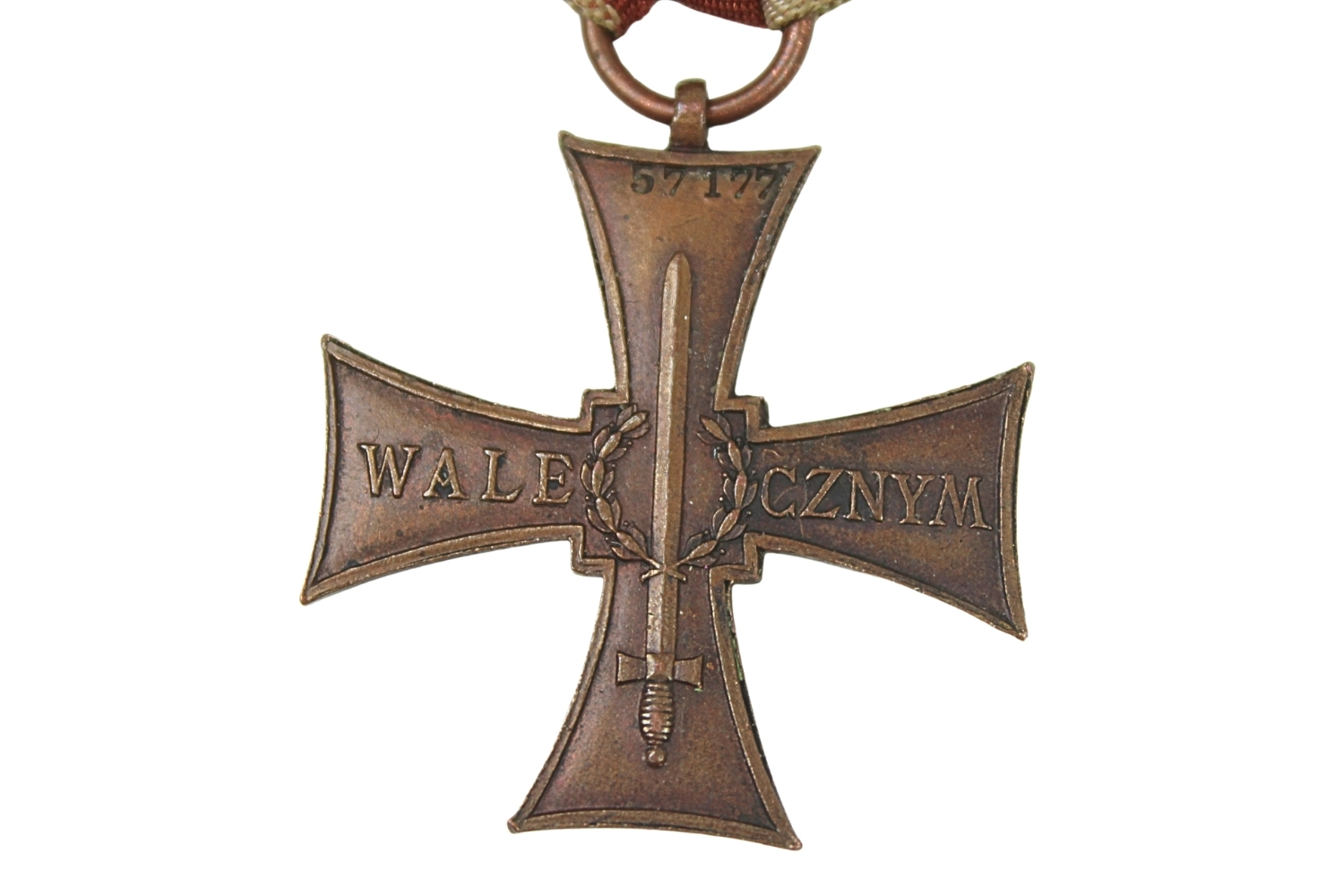 II RP KRZYŻ WALECZNYCH NA POLU CHWAŁY 1920 Knedler NUMEROWANY