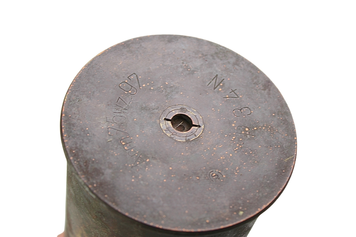 II RP Łuska armata Schneider 75mm wz.97 1934 skorupa dekoracyjna