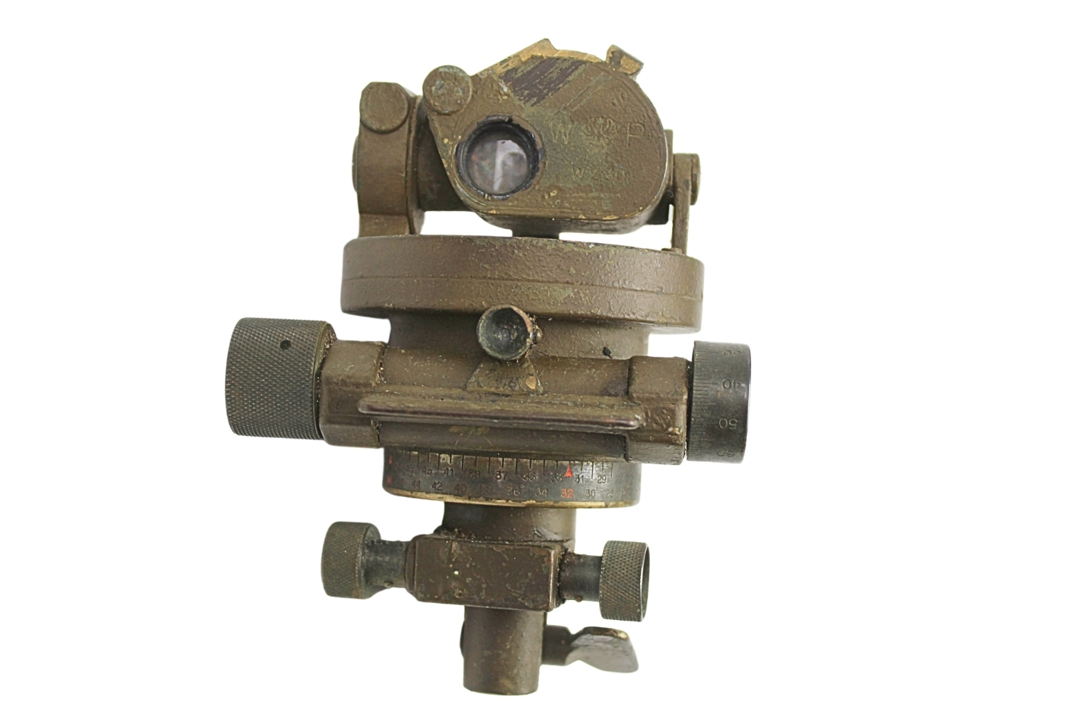 II RP Kątomierz busola wz.30 PZO Warszawa z pokrowcem UNIAKT 