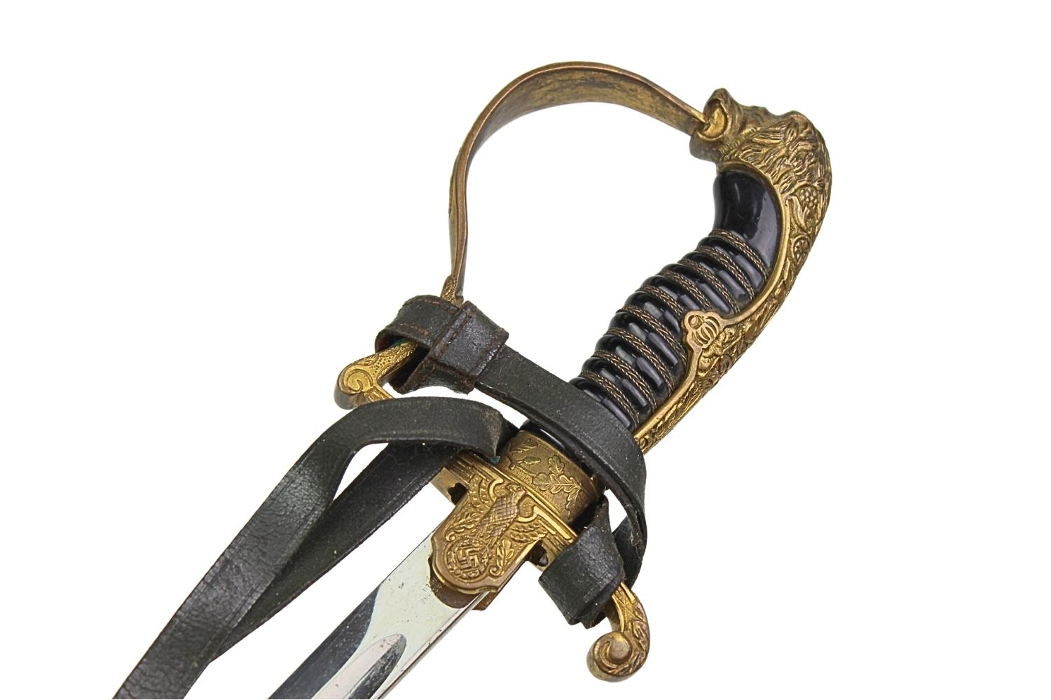 SZABLA OFICERA WEHRMACHTU E. PACK & SOHNE SOLINGEN Z TEMBLAKIEM