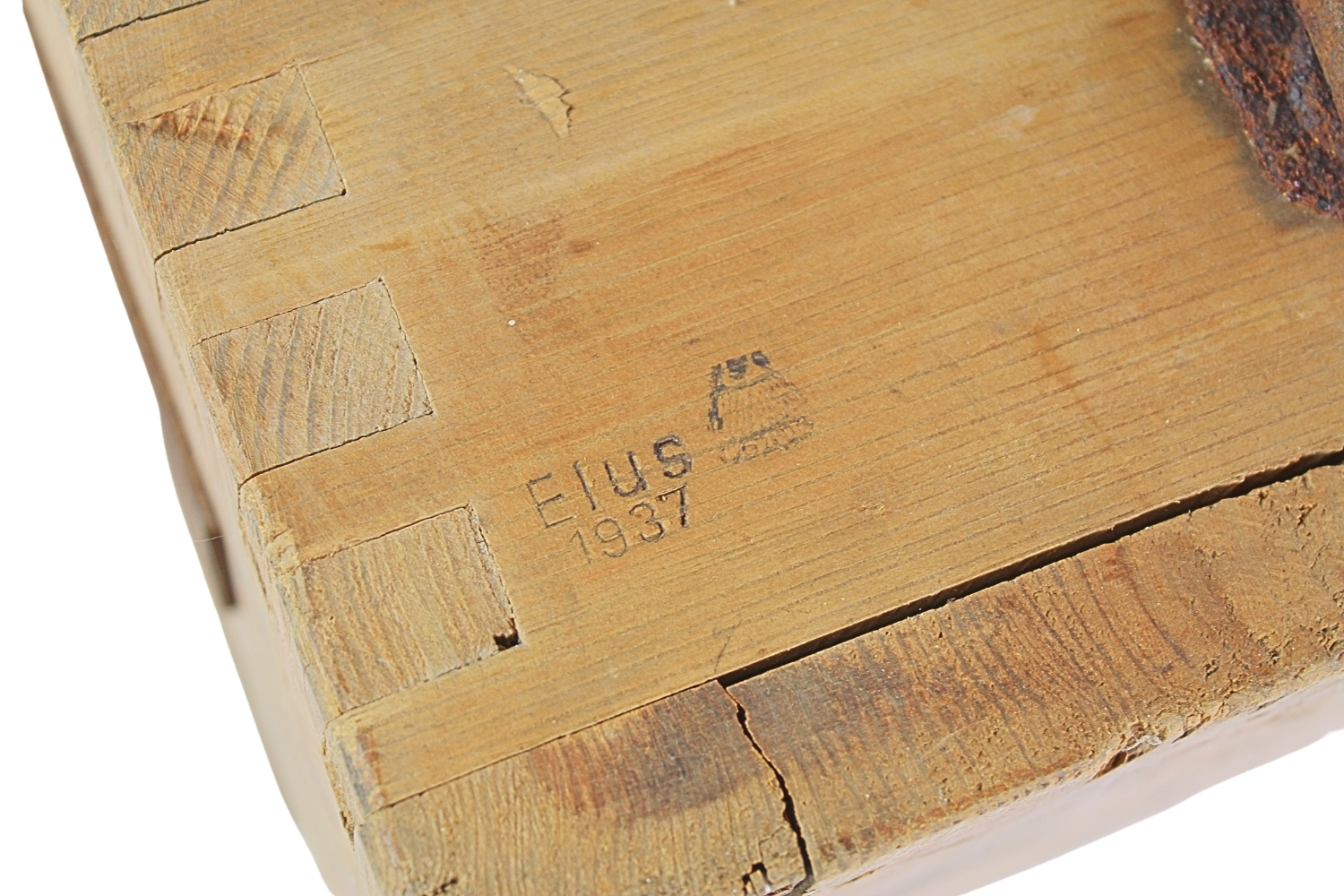 Skrzynka niemiecka na 25szt. zapalników Dopp. Z.S 60 komplet z pojemnikami