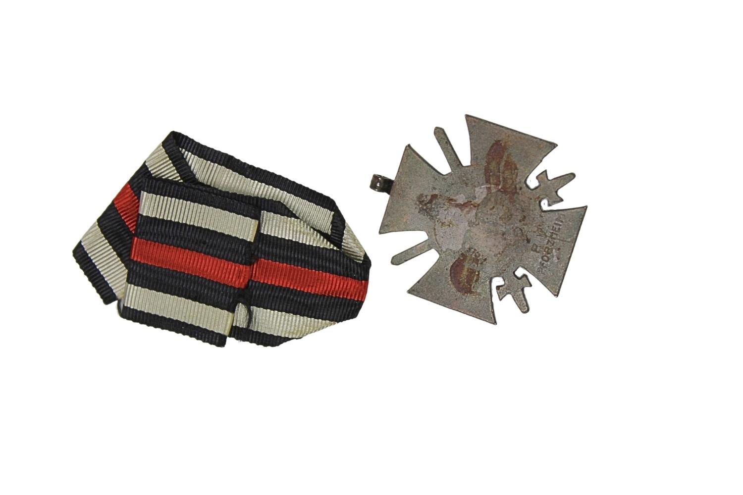 Krzyż Hindenburga 1914-1918 2 R.V. Pforzheim