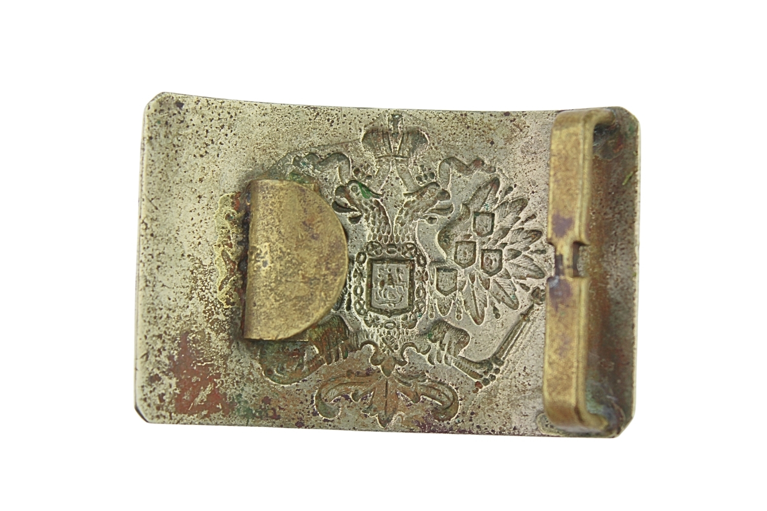 KLAMRA CARSKA GWARDII BIAŁY METAL