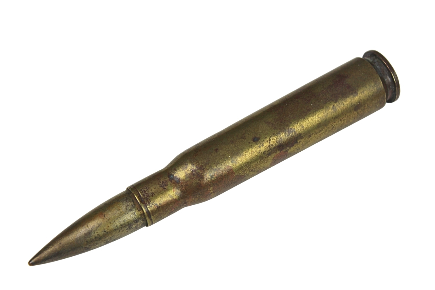 II RP NABÓJ NKM HOTCHKISS 13,2MM 1937 SKORUPA DEKORACYJNA 