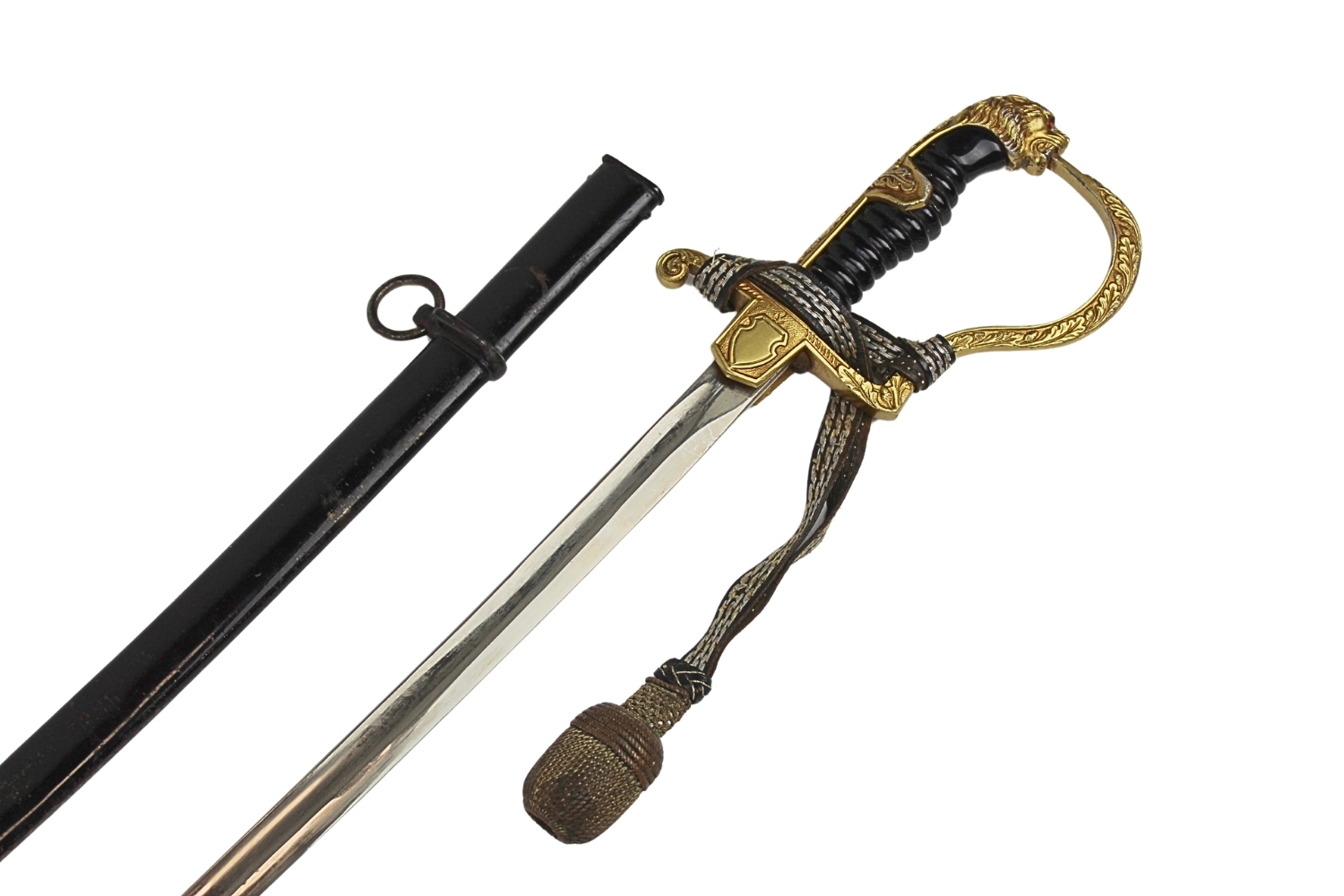 Szabla oficera Wehrmachtu z temblakiem