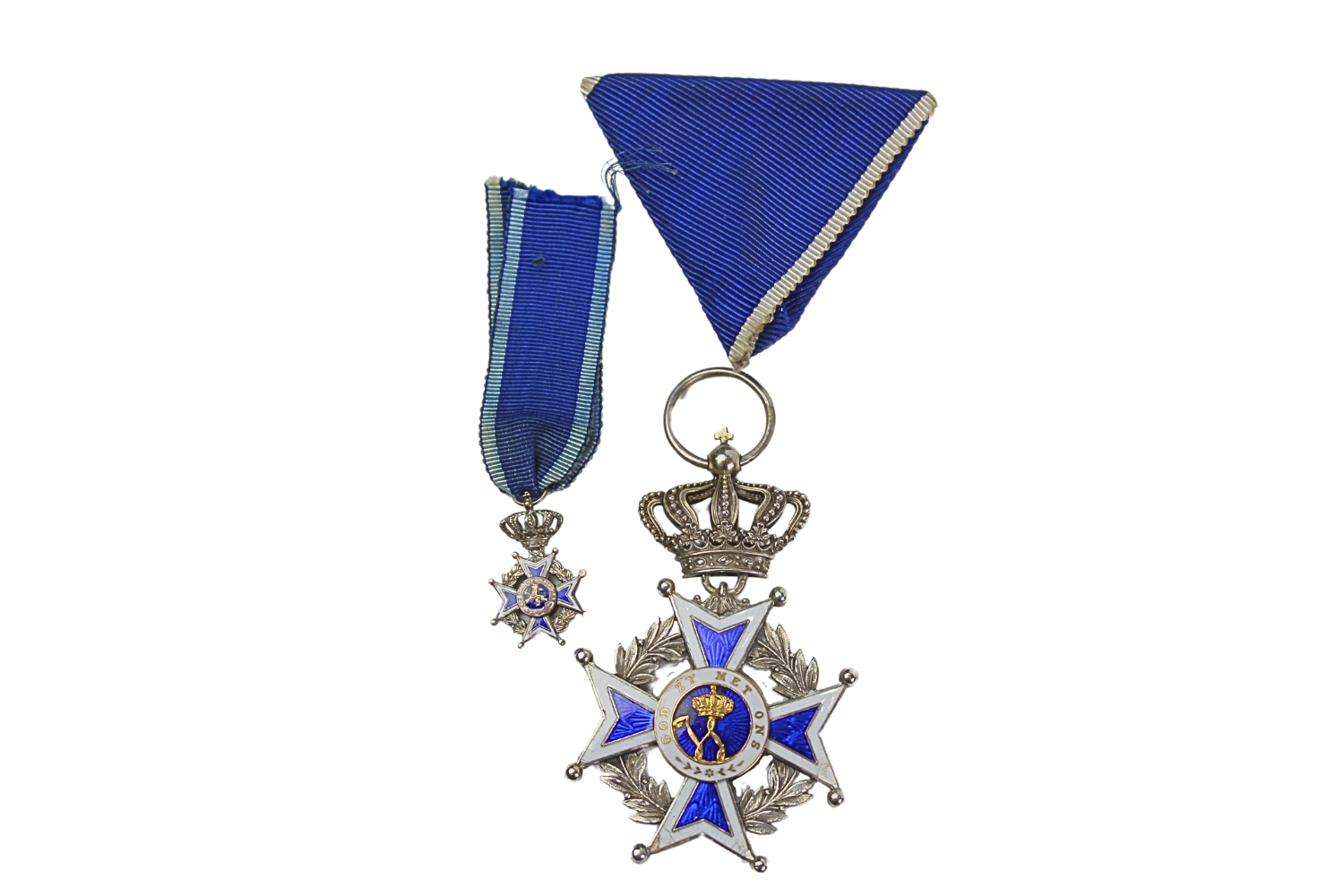 Order Oranje-Nassau Holandia z miniaturką i pudełkiem