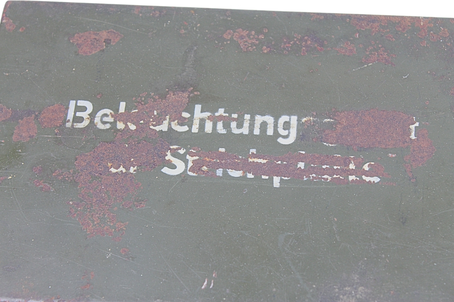 NIEMIECY SKRZYNKA Beleuchtungsgerat fur Strichplatte WH SS