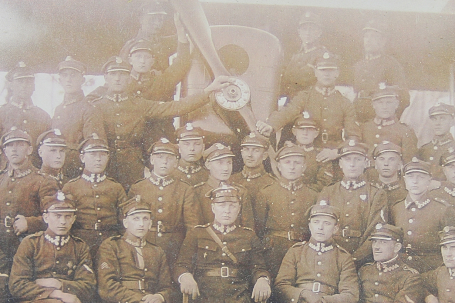 II RP ZDJĘCIE LOTNIKÓW 3 Pułku Lotniczego z Poznania