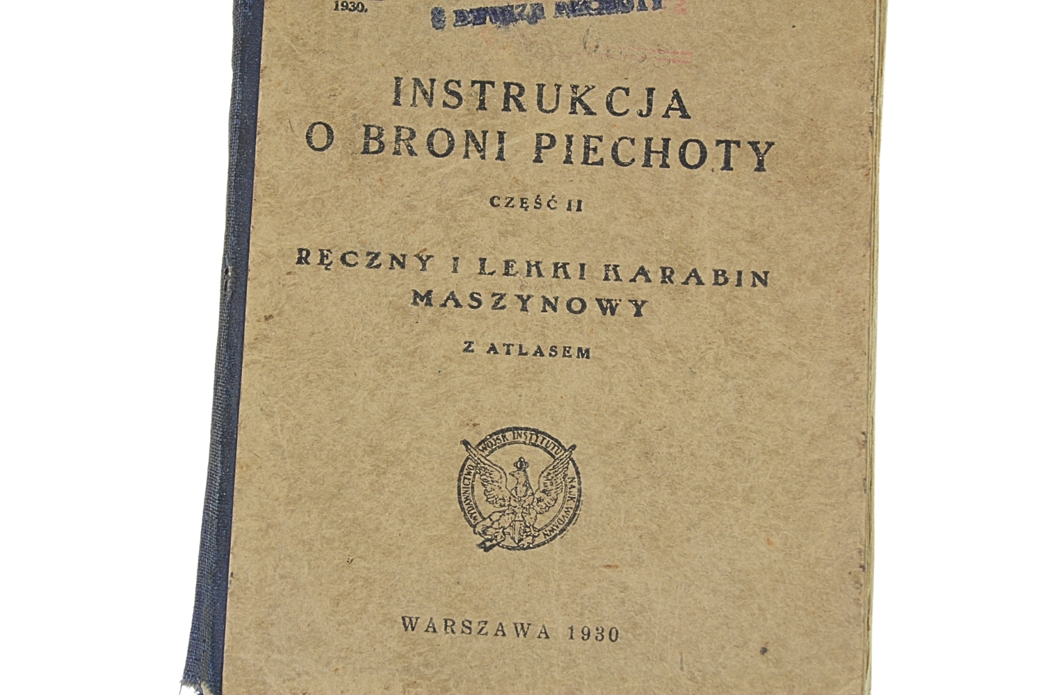 II RP INSTRUKCJA O BRONI PIECHOTY RKM Browning wz.28 I LKM wz.08/15 32 PP