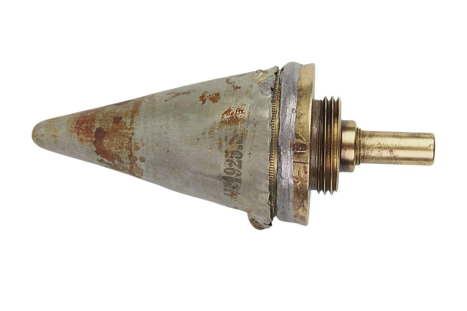 II RP Zapalnik wz.1925 Armata 75mm  wz.22 24  HEL, Gdynia 1939 Skorupa Dekoracyjna 