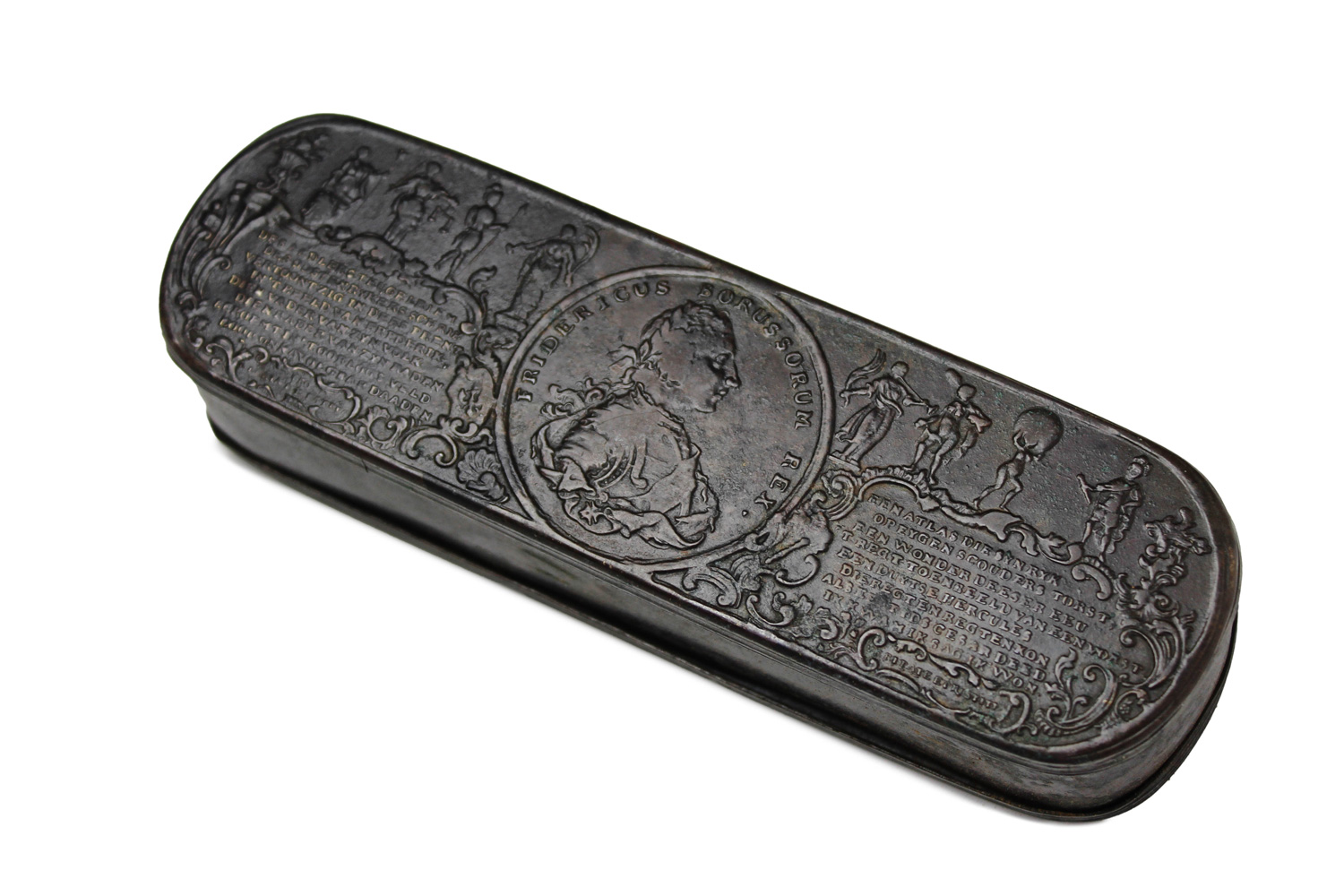 TABAKIERKA FRIDERICUS BORUSSORUM REX XVIII W.