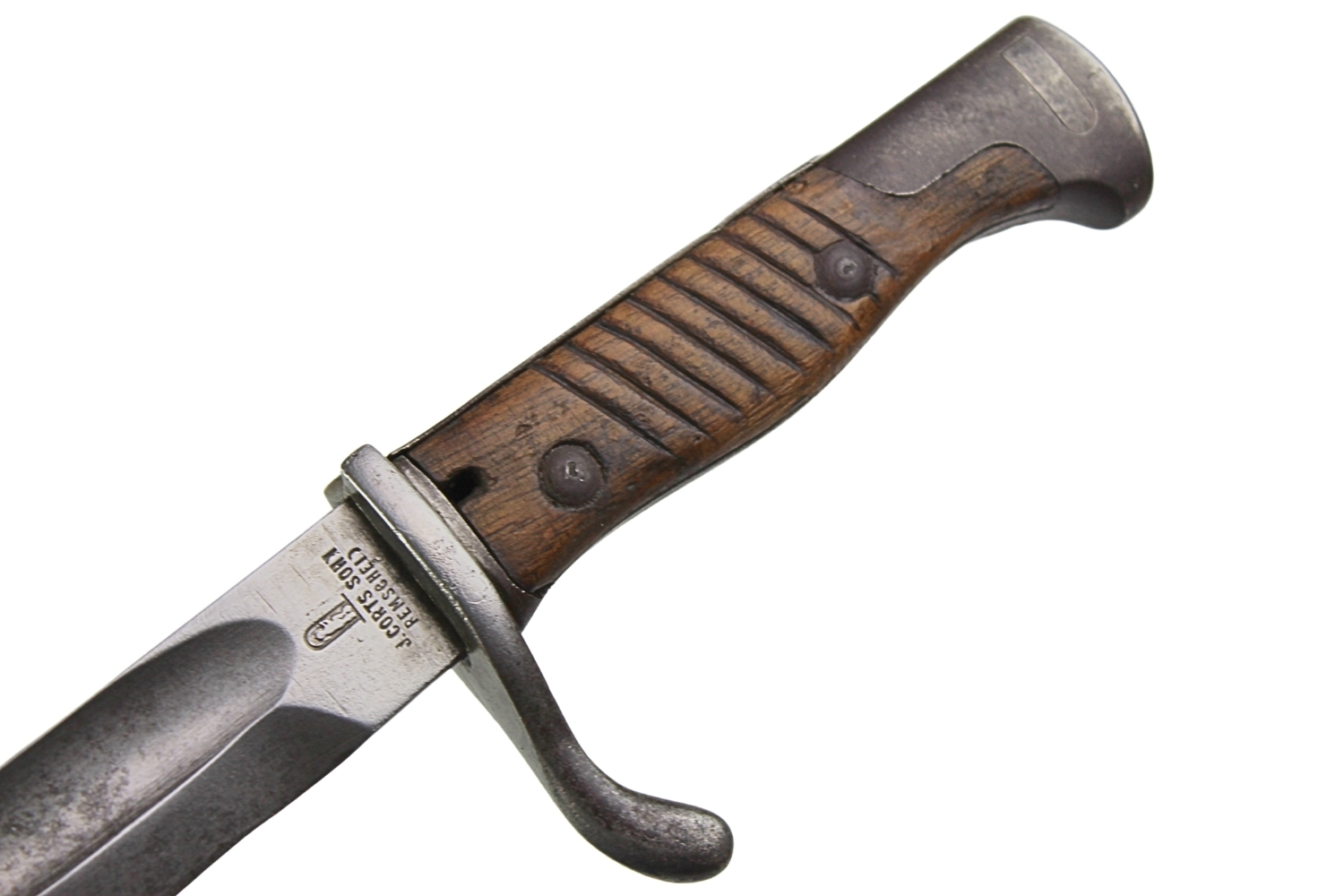 Bagnet niemiecki wz.98 05 „Liść” J.Corts Sohn Remscheid 1915 z żabką