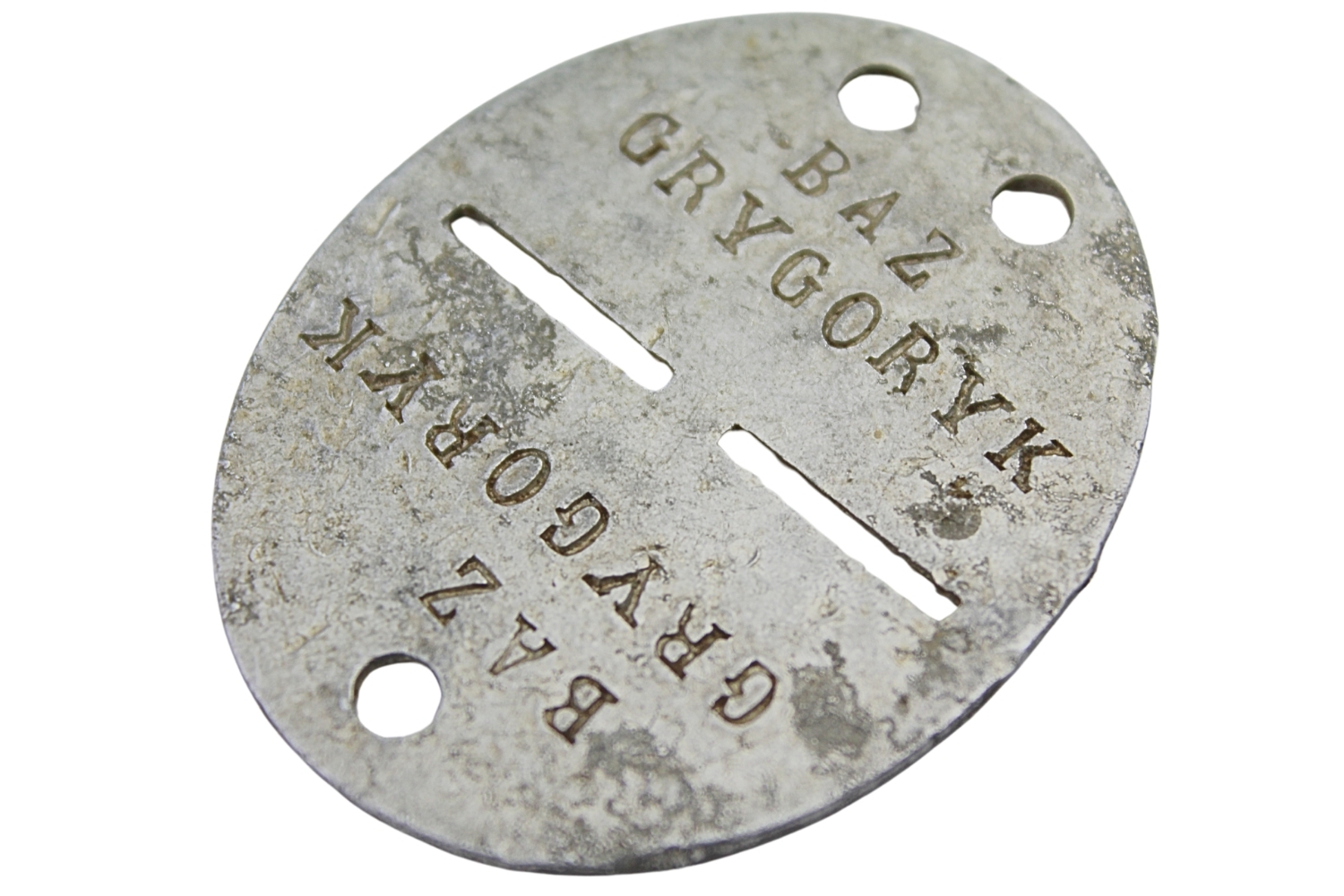 II RP Nieśmiertelnik Bazyli Grygoryk 1911Brześć nad Bugiem