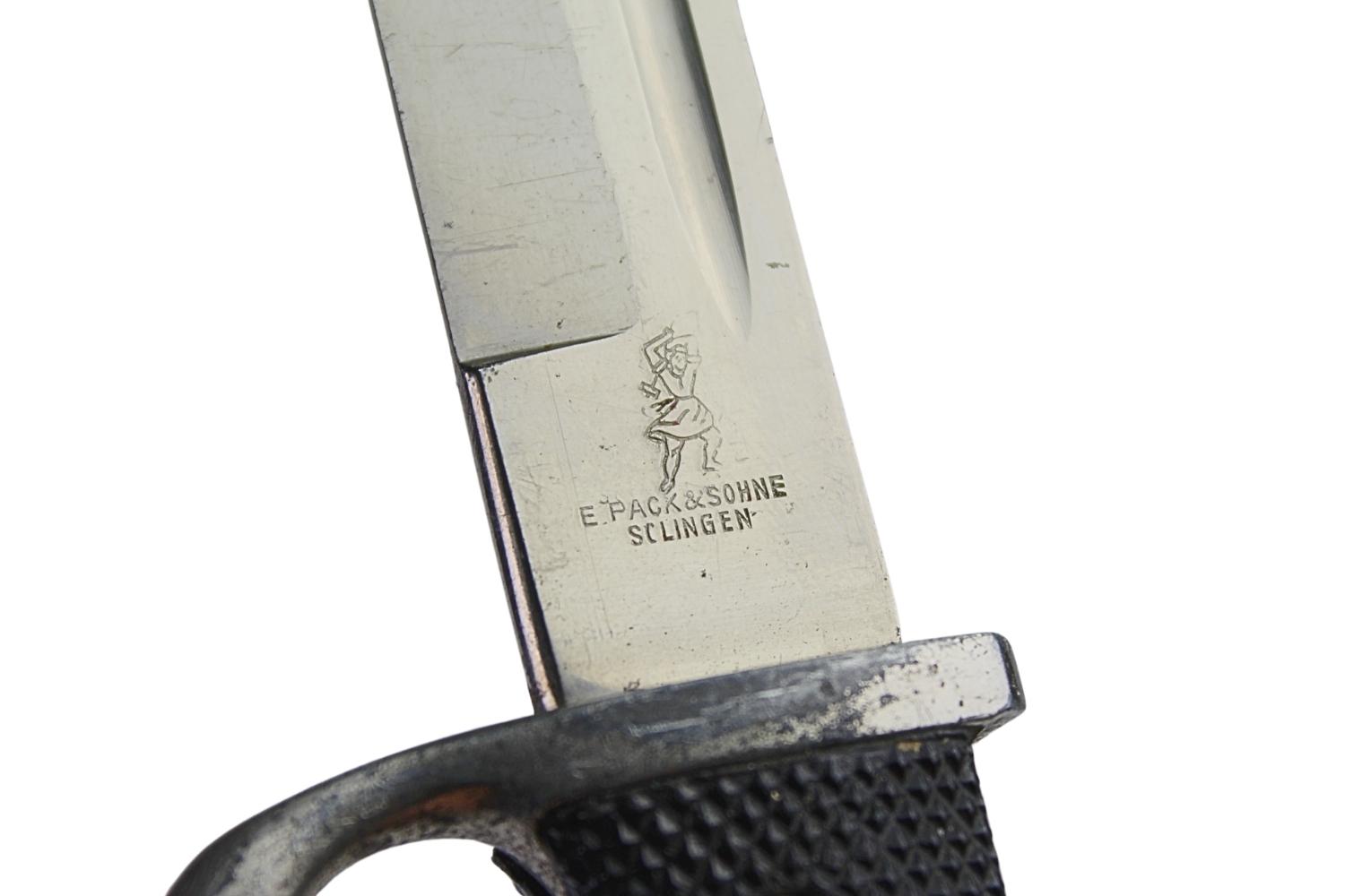 Bagnet niemiecki KS 98 E. Pack & Sohne Solingen 