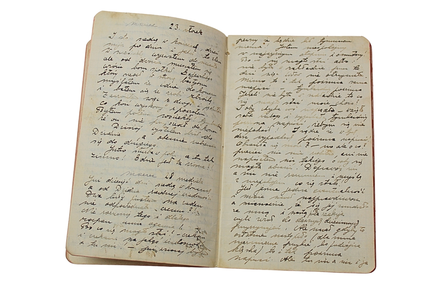 II RP Pamiętnik podporucznik rez. Kazimierzu Halińskim 21pap 5pac