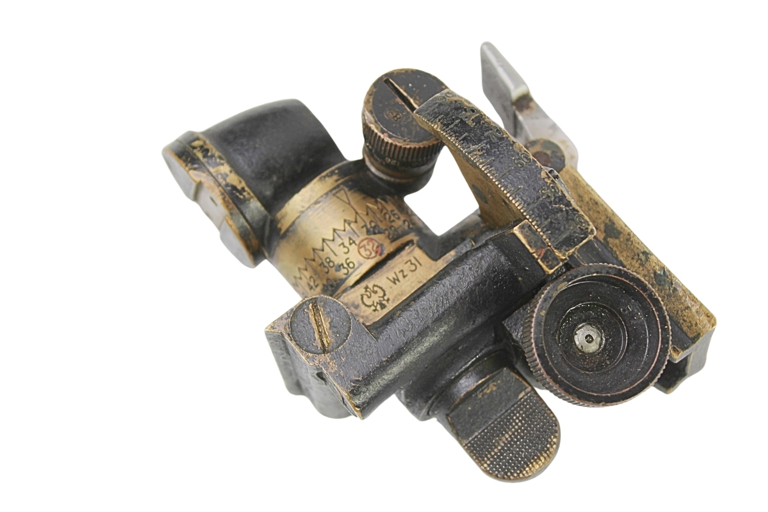 II RP Celownik moździerz Stockes-Brandt wz.31 PWU FS Unikat