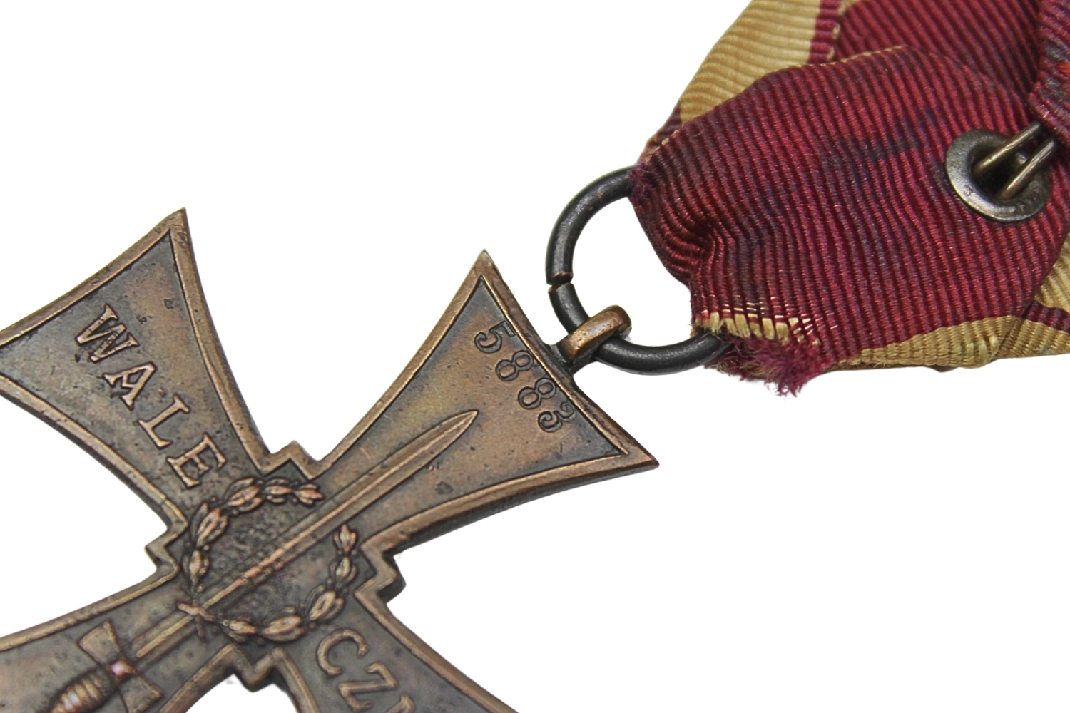 II RP Krzyż Walecznych duży Knedler niski numer