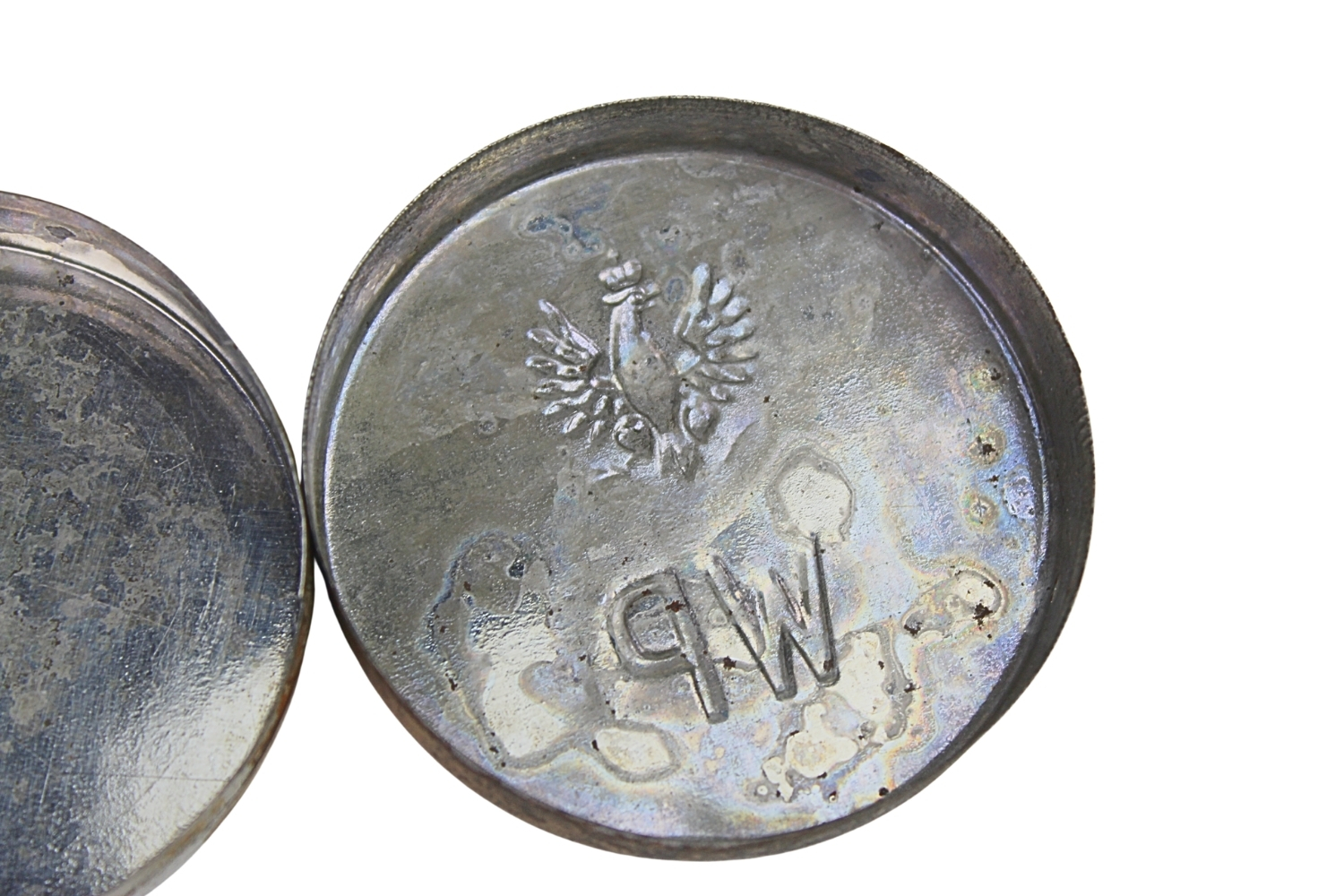 II RP BLASZANE PUDEŁKO W.P. Z ORŁEM