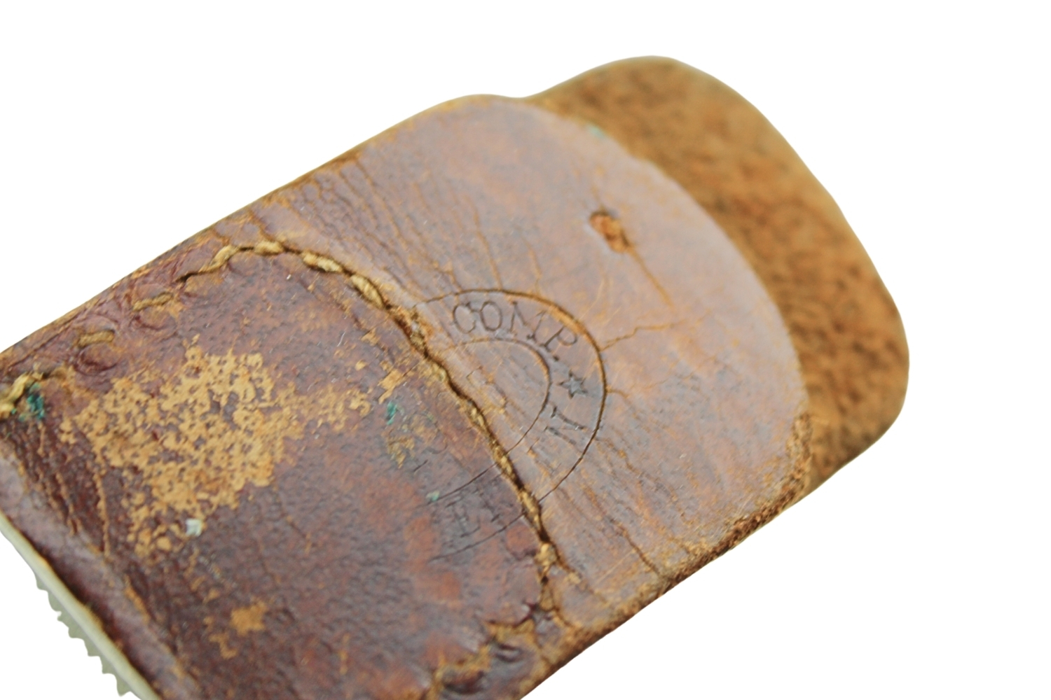 Klamra Reichswehra ze skórką