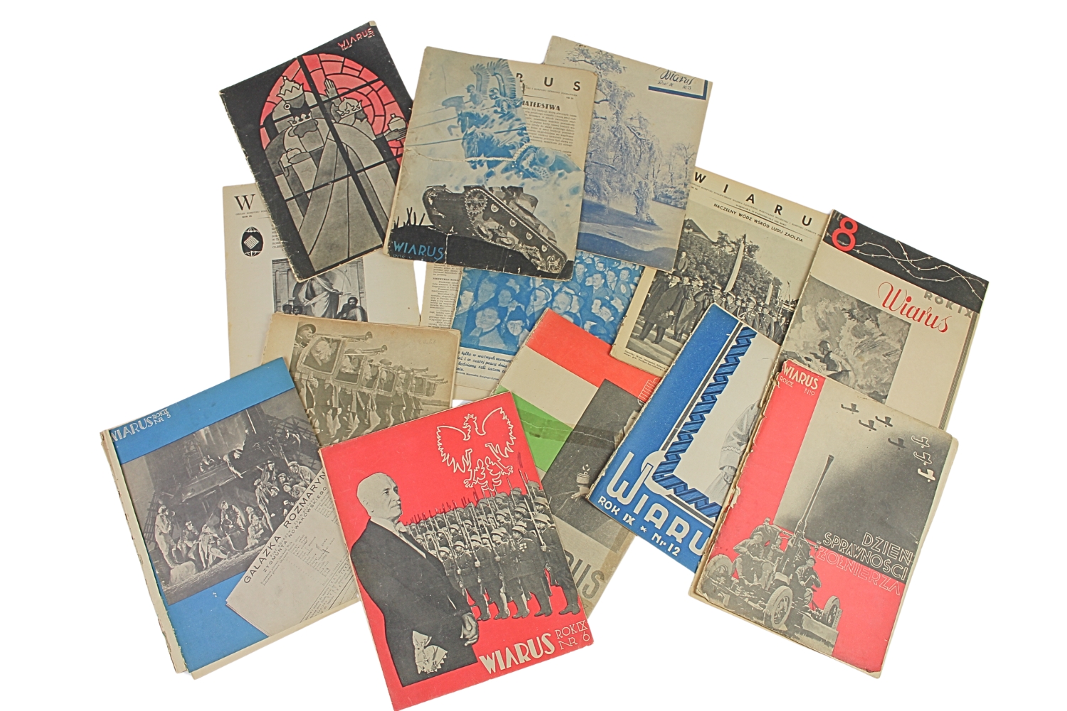 II RP Zestaw Czasopism "Wiarus"
