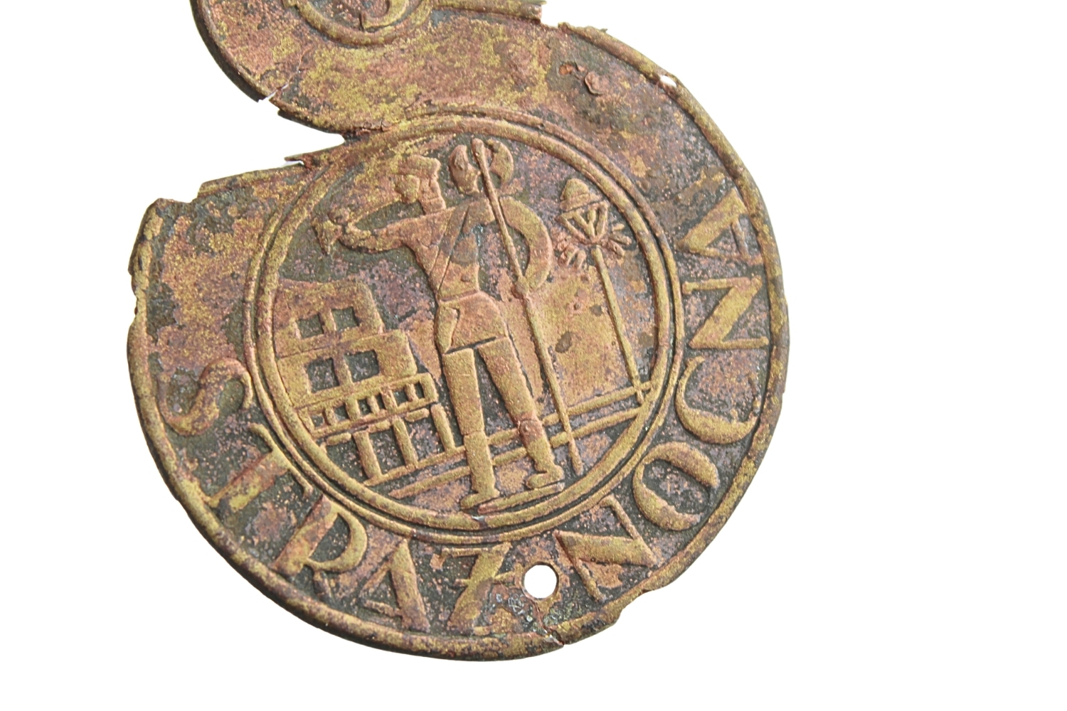 II RP Odznaka Straży Nocnej Spółdzielni byłych Wojskowych „Federacja” Rzadkość