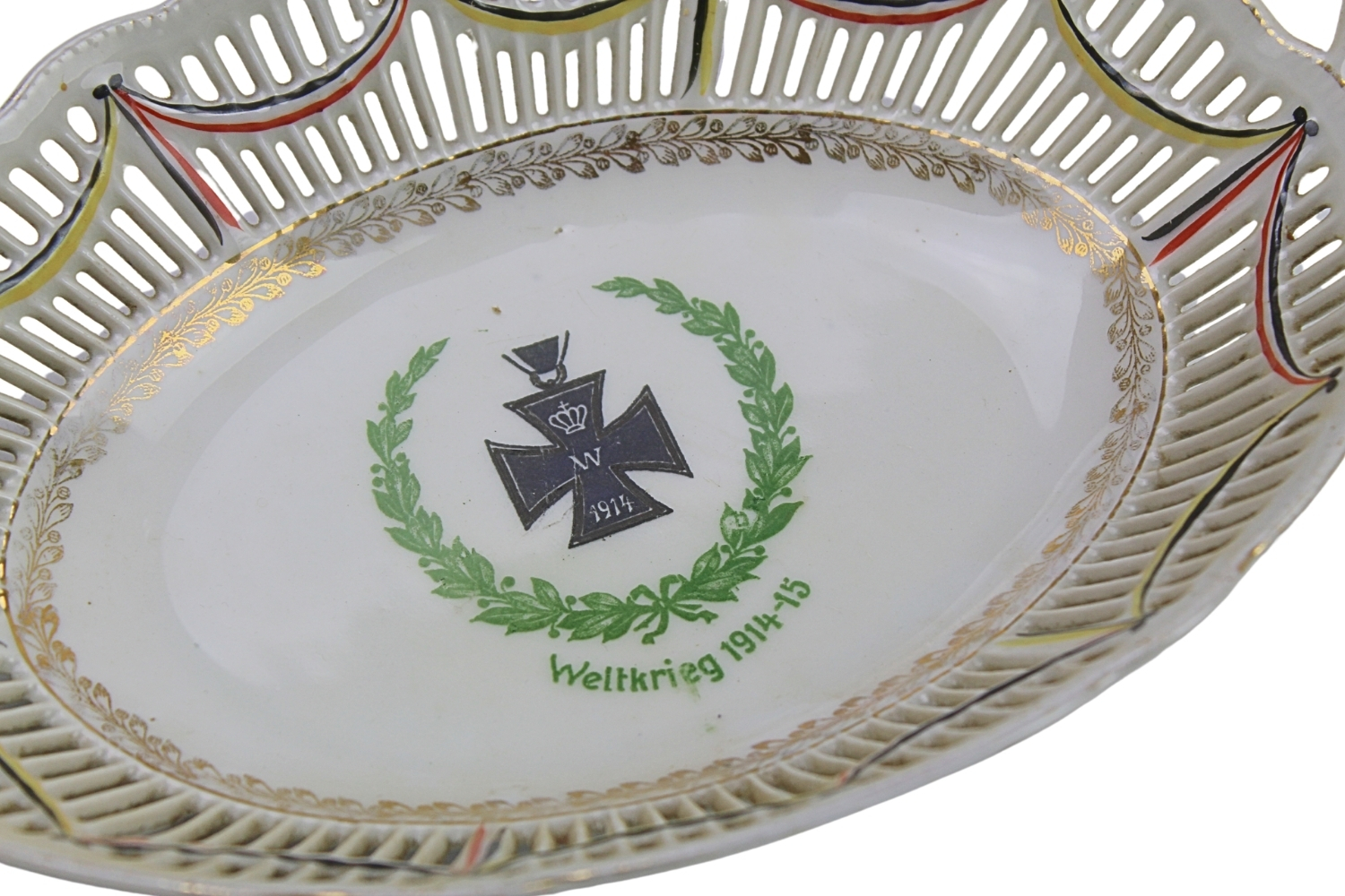 Półmisek Krzyż Żelazny 1914-15 sygnowany