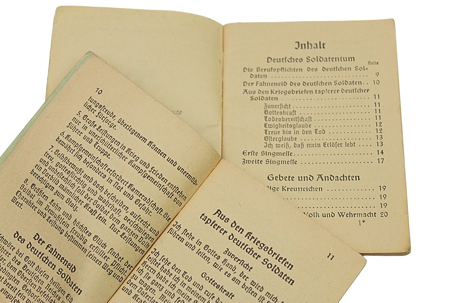 2 MODLITEWNIKI POLOWE WEHRMACHTU