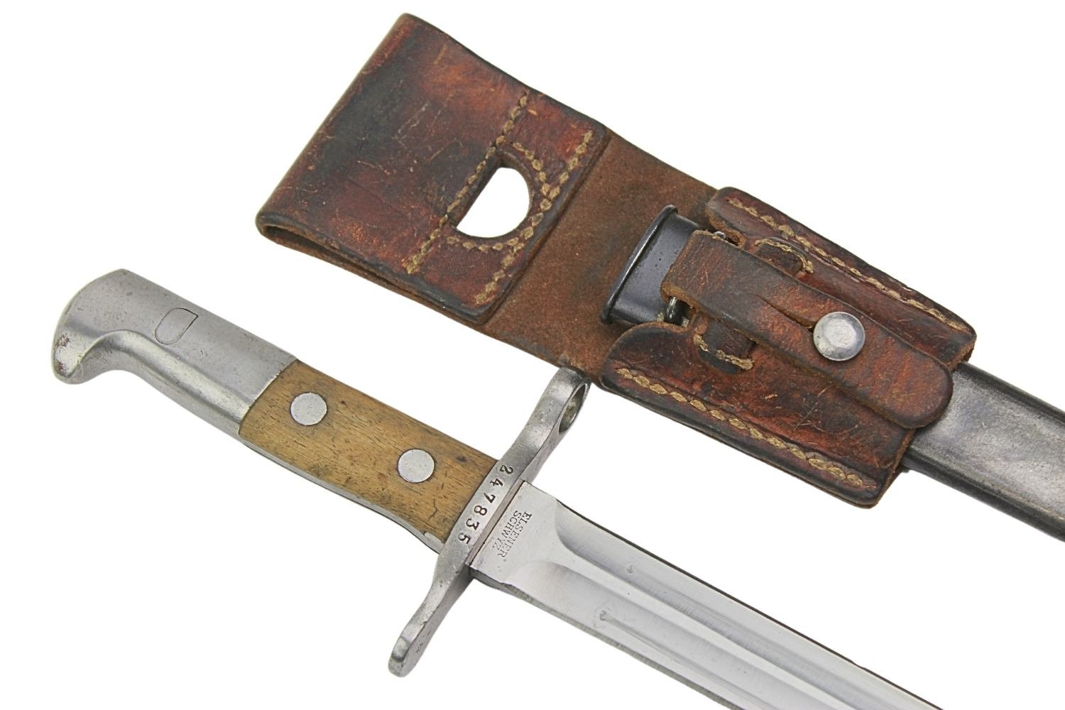 Bagnet Szwajcarski wz.1918 Elsener Schwyz z żabką