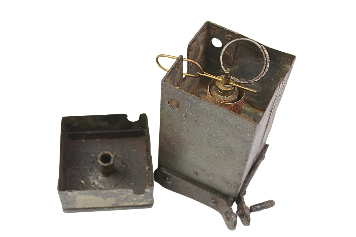 II RP Puszka saperska z naciągiem skorupa dekoracyjna 