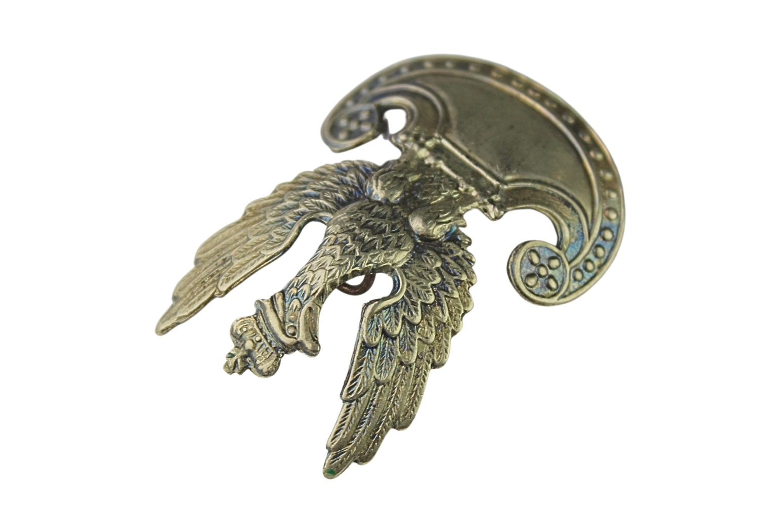 II RP Orzeł wz.19 Grabski Łódź Biały Metal