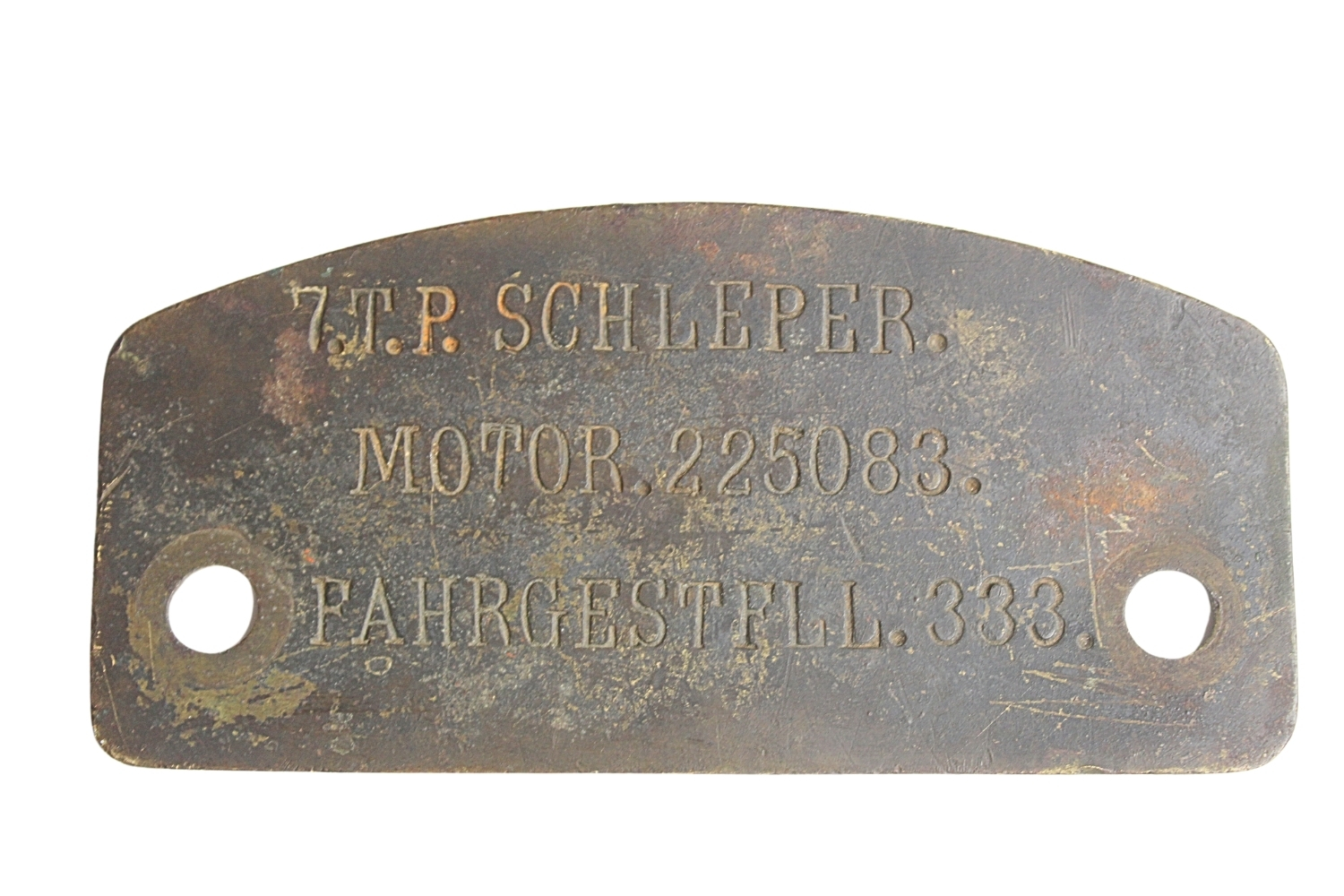 II RP Tabliczka znamionowa P.Z. INŻ C2P  7TP unikat 