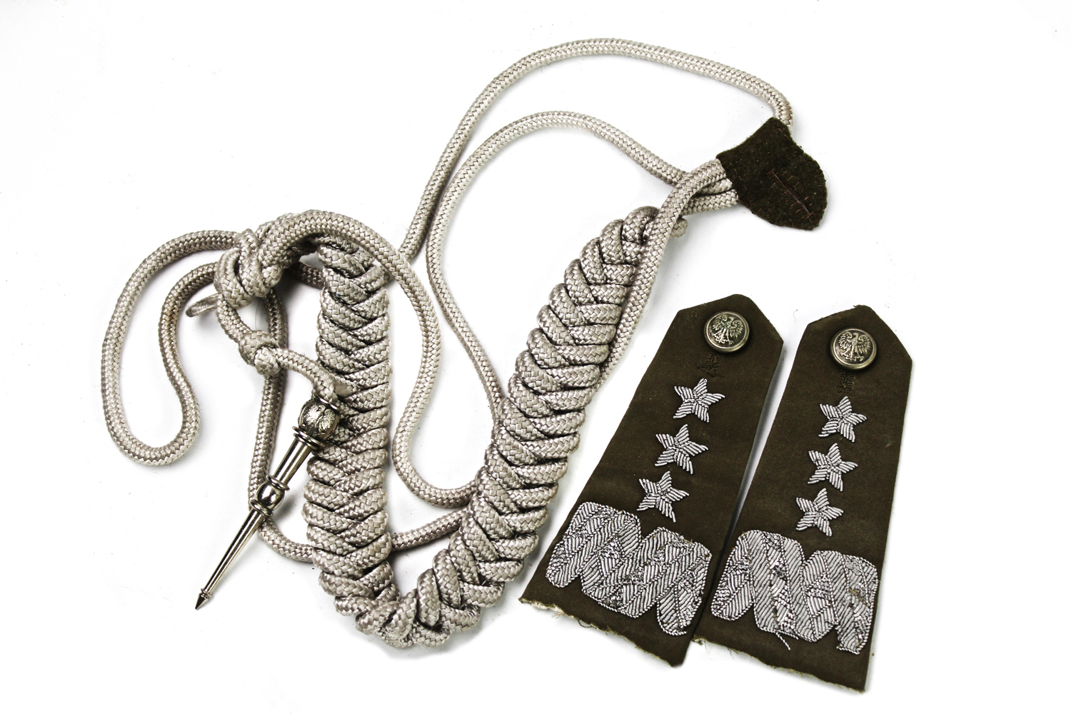 Naramienniki Generalskie LWP ze sznurem