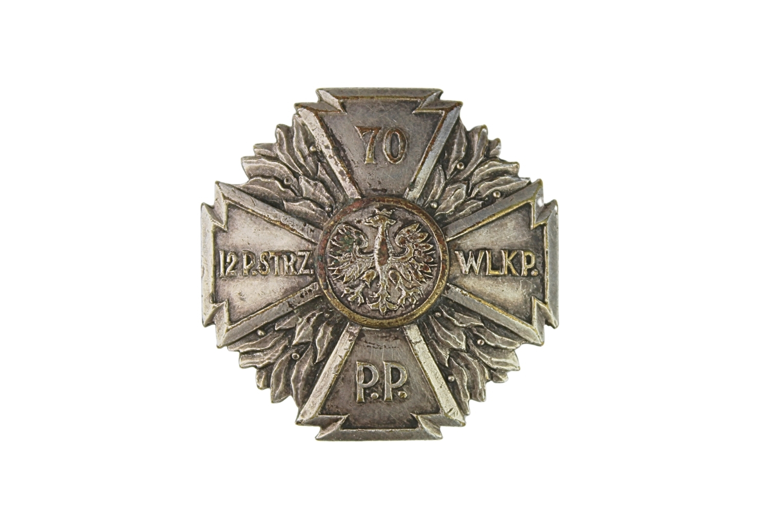 II RP Odznaka 70 Pułk Piechoty Wielkopolskiej Pleszew