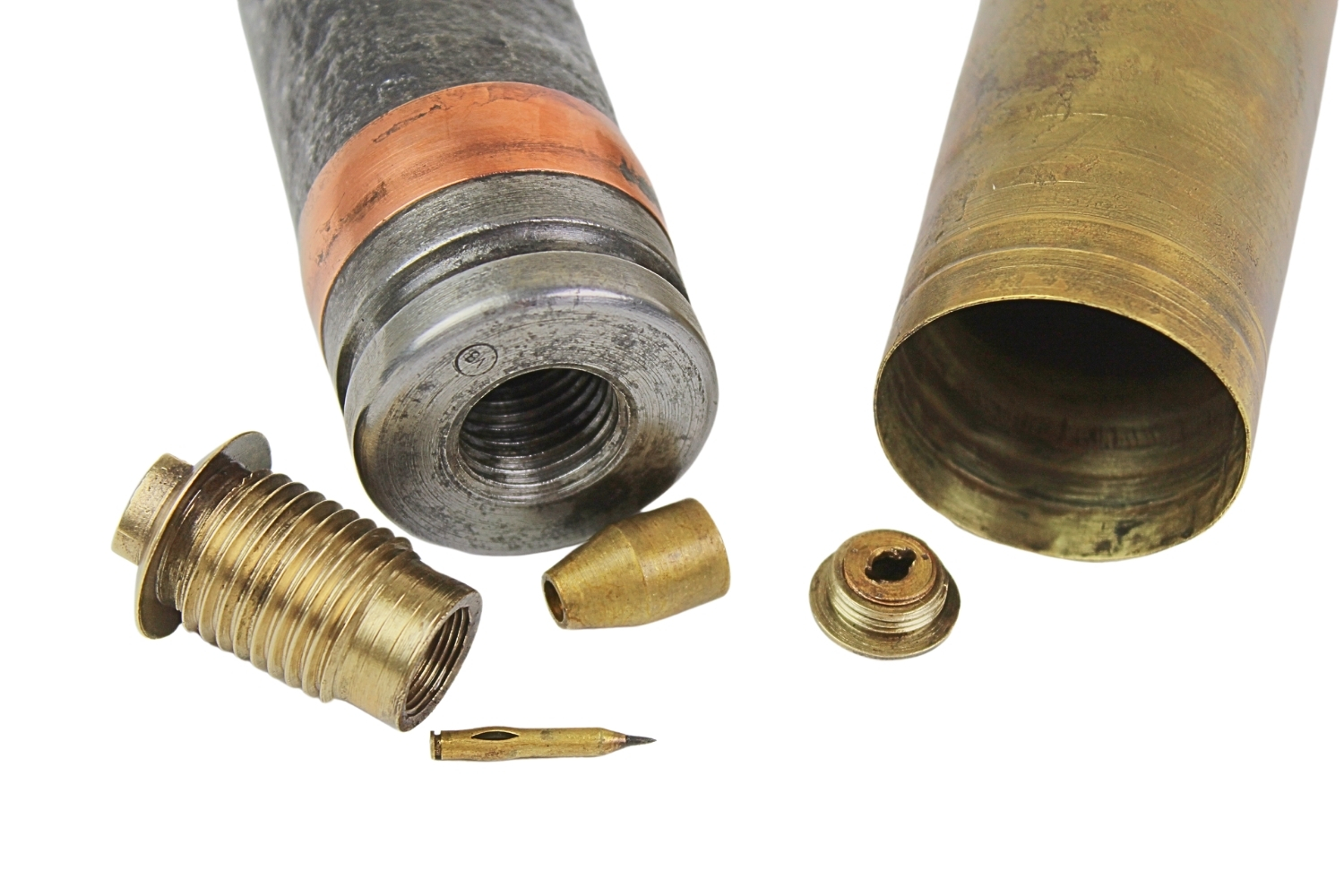 II RP 40mm armata vickers ORP Wicher Skorupa dekoracyjna 