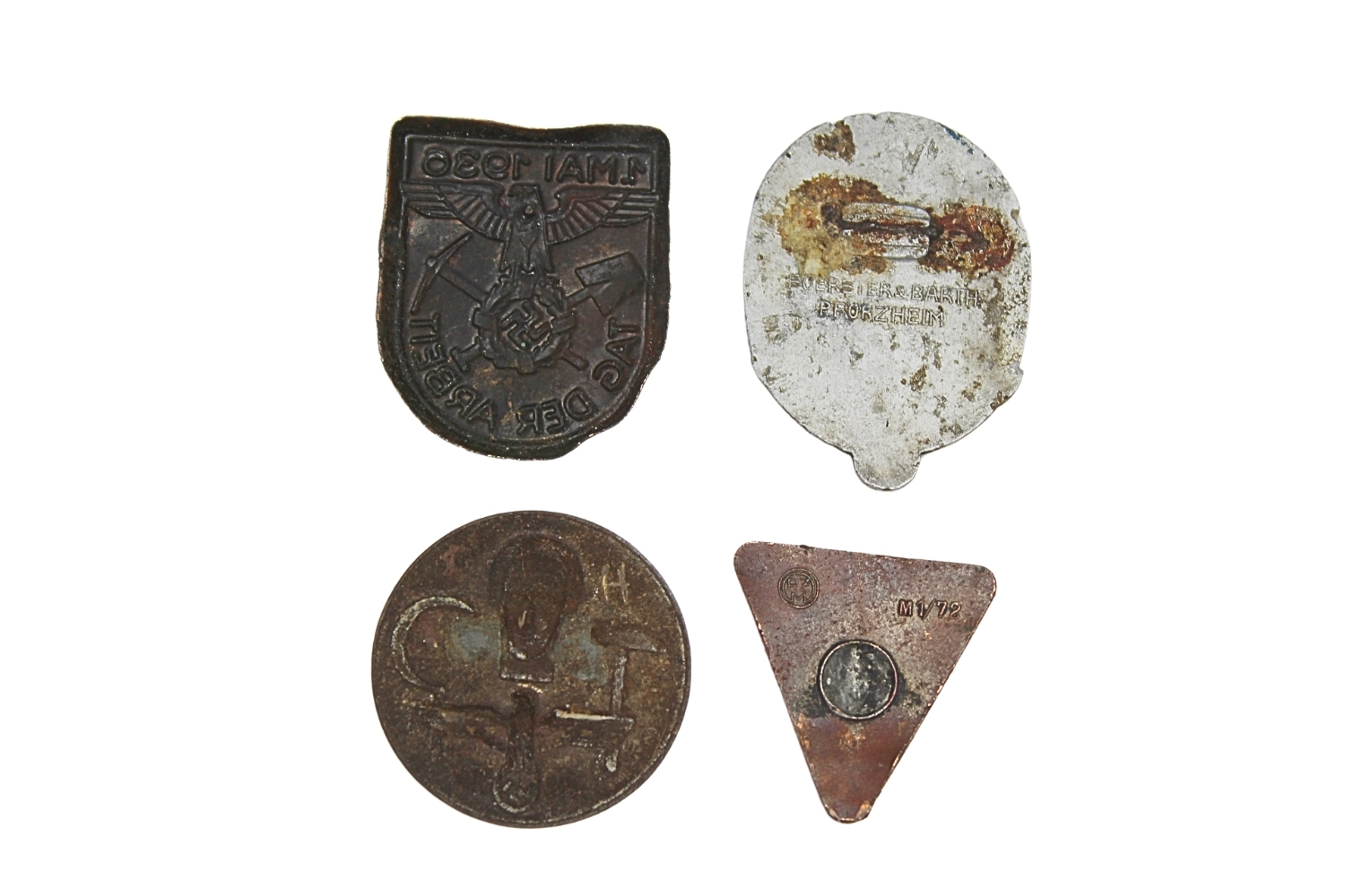 ZESTAW ODZNAK DNIA PRACY 1 MAJ, DEUTSCHES FRAUENWERK