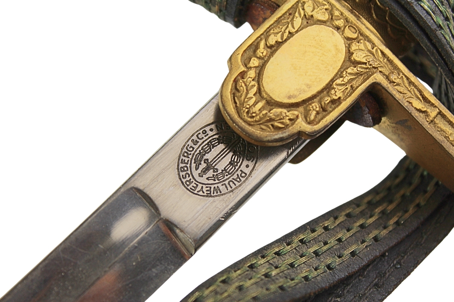 SZABLA OFICERA WEHRMACHTU Paul Weyersberg&Co SOLINGEN Z TEMBLAKIEM