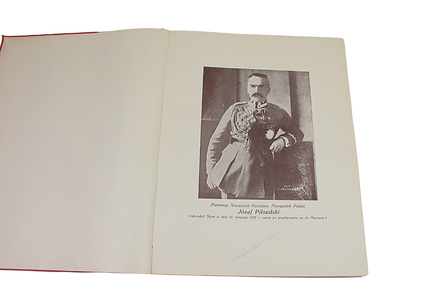 II RP KSIĘGA PAMIĄTKOWA X-LECIA ZW. URZĘDNIKÓW PAŃSTWOWYCH Śląsk 1934