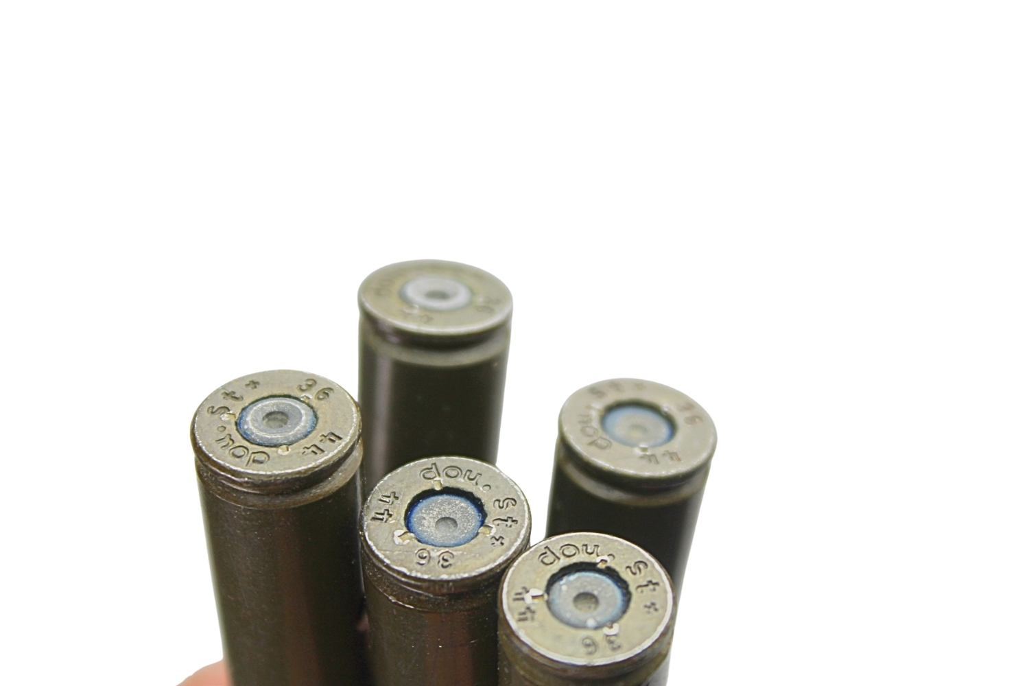 ŁÓDKA Z NABOJAMI Mauser 7,92mm skorupy dekoracyjne