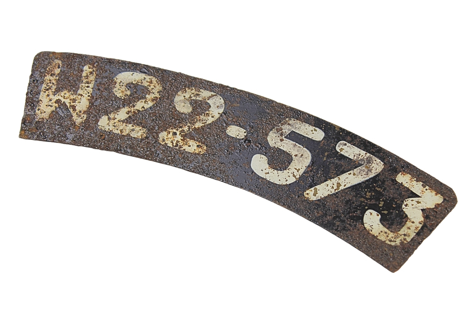 II RP Tablica rejestracyjna motocykla wojskowego 