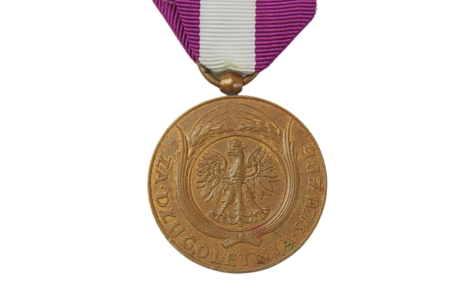 II RP Medal za X-letnią służbę z dyplomem 1938