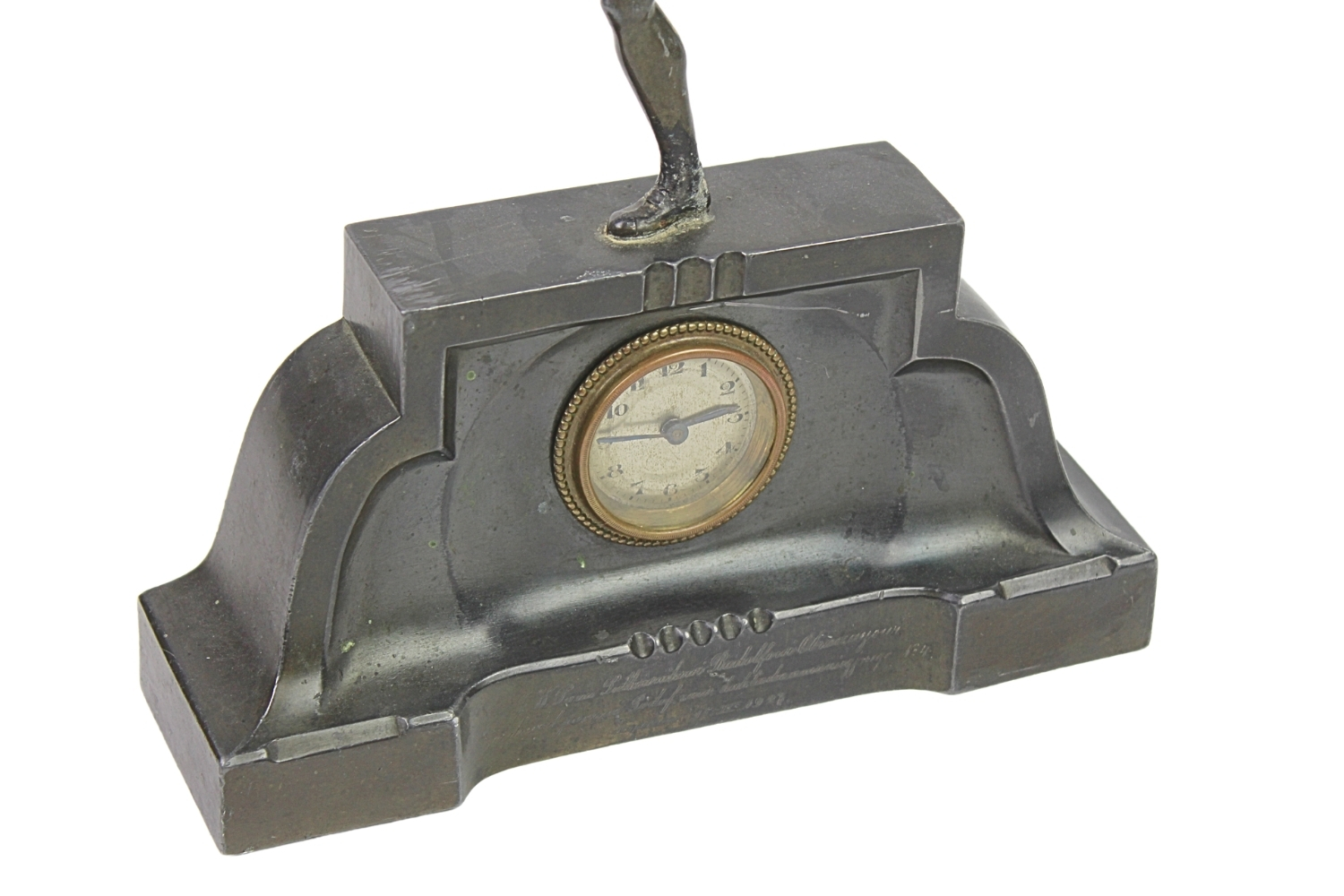 II RP Zegar pamiątkowy dla płk. uzbrojenia Wojska Polskiego Rudolfa Obraczaya