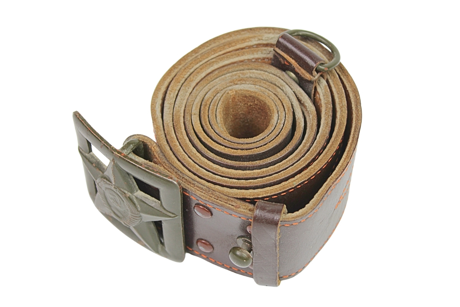 Pas z klamrą oficerską radziecki