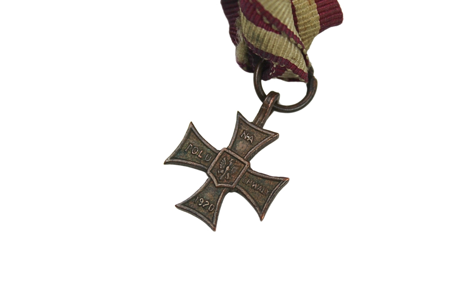 II RP Miniaturka krzyża walecznych 1920