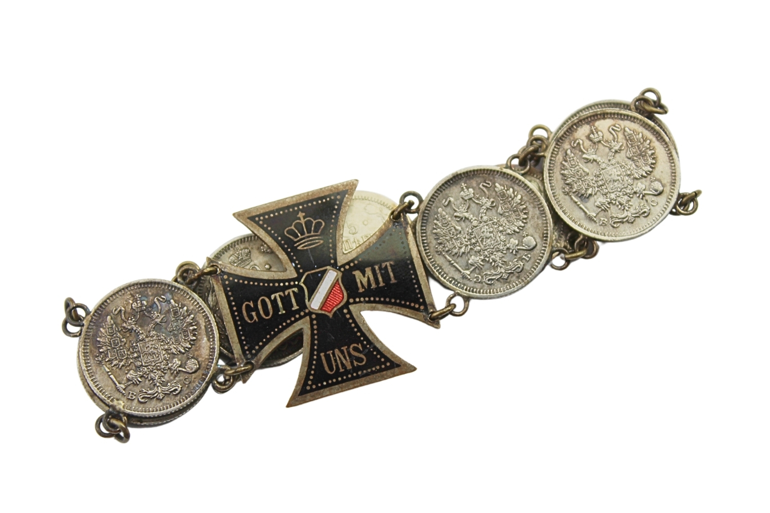 Branzoleta Biżuteria patriotyczna niemcy 1914-1918