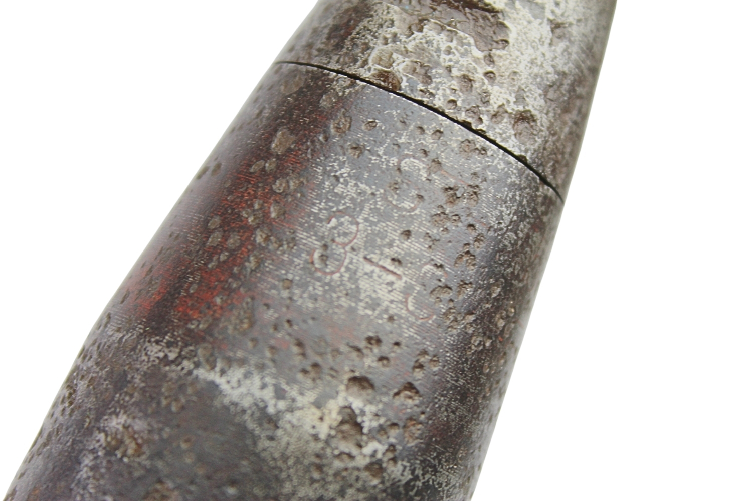 II RP Nabój testowy Bofors 40mm wz.36 Bateria Laskowskiego Hel skorupa dekoracyjna